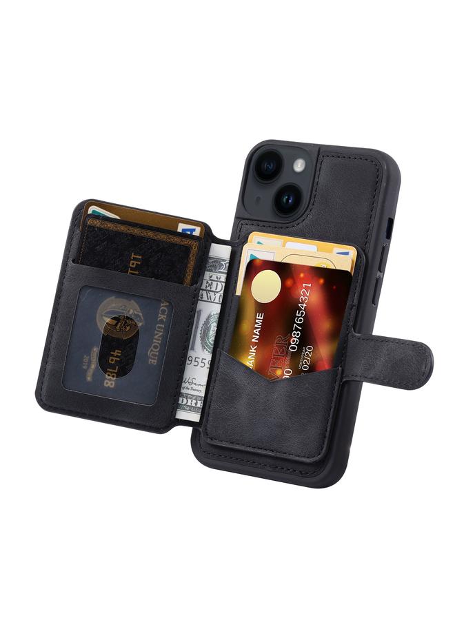 S-TOP Case For iPhone 13 Skin Feel Dream Anti-theft Brush Shockproof Portable Skin Card Bag Phone Case - Image 3