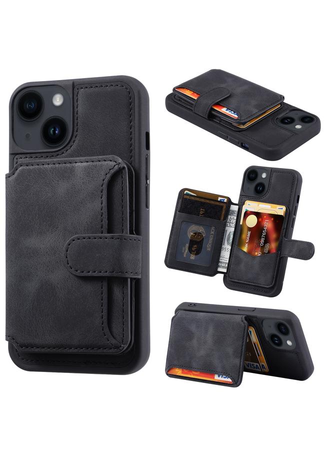 S-TOP Case For iPhone 13 Skin Feel Dream Anti-theft Brush Shockproof Portable Skin Card Bag Phone Case - Image 1