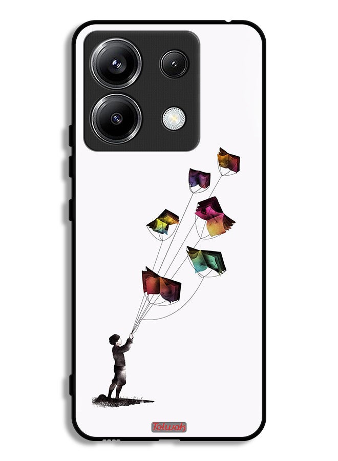 Tolwak Xiaomi Poco X6 5G Protective Case Cover Kites Of Book - Image 1