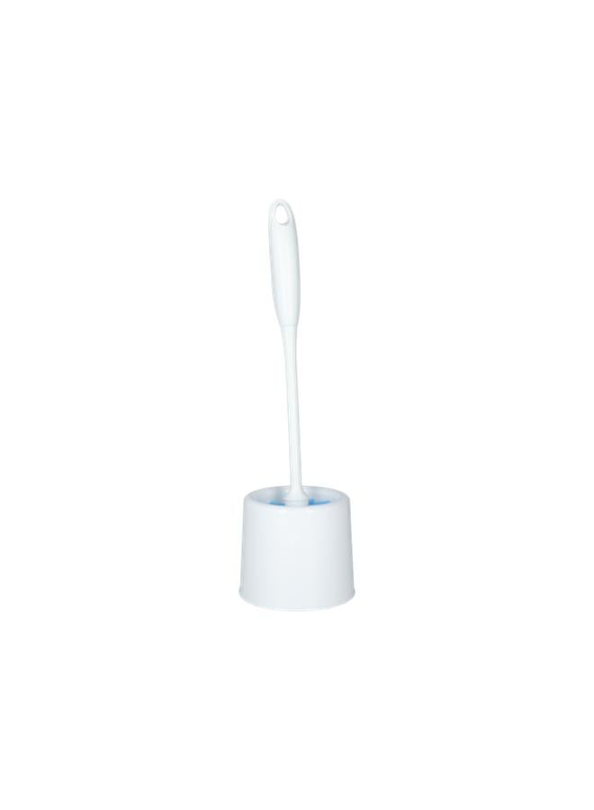 Vileda Power Eco Toilet Brush With Holder White And Blue - Image 1