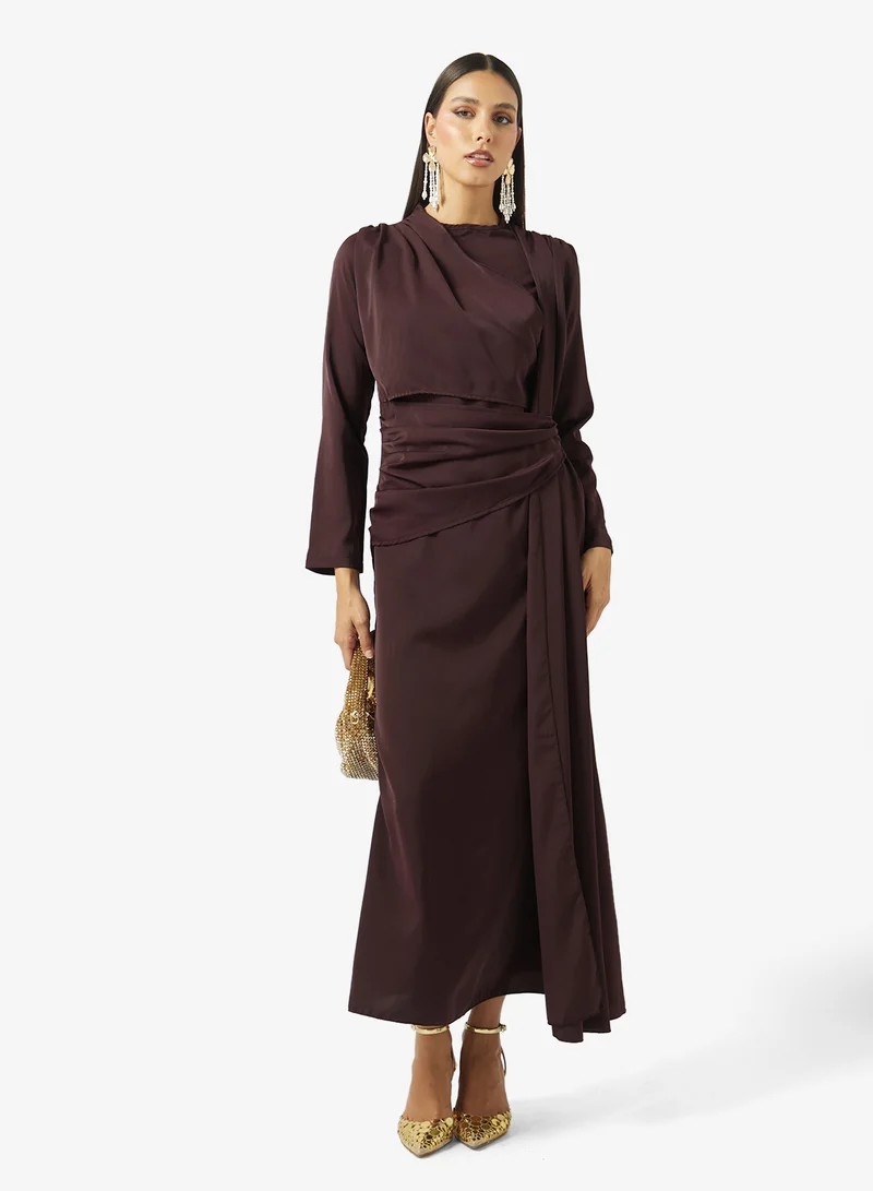 Ella  Draped Bodycon Dress for Women | Best Price UAE