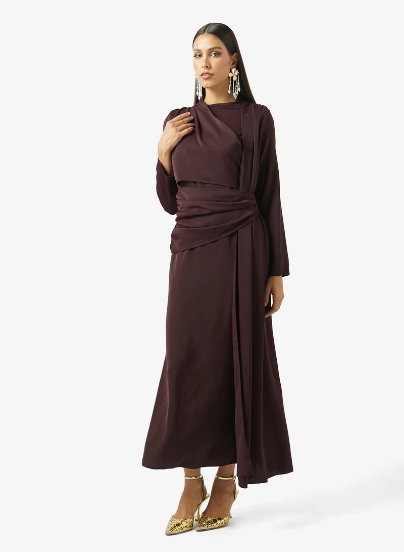 ELLA Draped Bodycon Dress