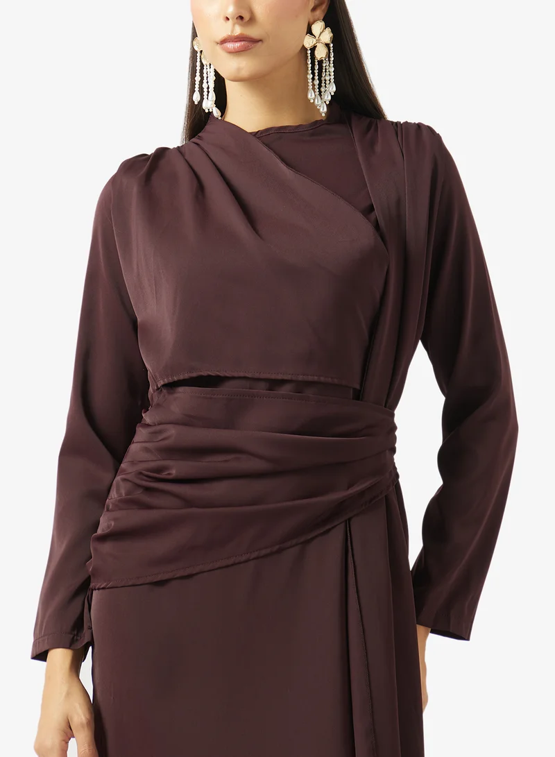 Ella  Draped Bodycon Dress for Women | Best Price UAE
