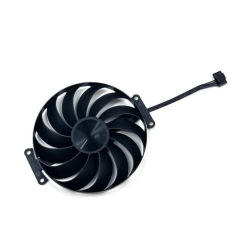 مراوح تبريد GPU لبطاقات الرسومات، مقاس 96 ملم، موصل 6 سنون مع 4 خيوط، لون أسود، تدفق هواء عالي وتصميم منخفض الضوضاء - Image 4