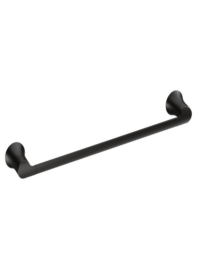 Moen YB0218BL Doux 18-Inch Single -Towel Bar, Matte Black - Image 2