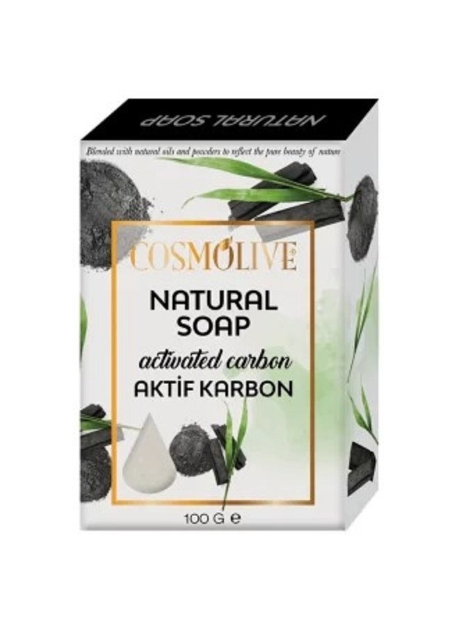 COSMOLIVE natural soap 100 g Activated Carbon 