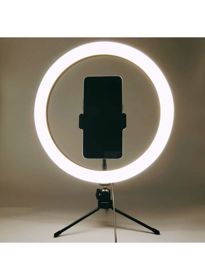 Special Mobile Phone For Taking Pictures Of Atmosphere Lights Live Light Anchor Beauty Tender Skin Live Light Internet Red Anchor Light-Specifications:13inch Lamp (33cm)-metal Tripod;  - Image 1