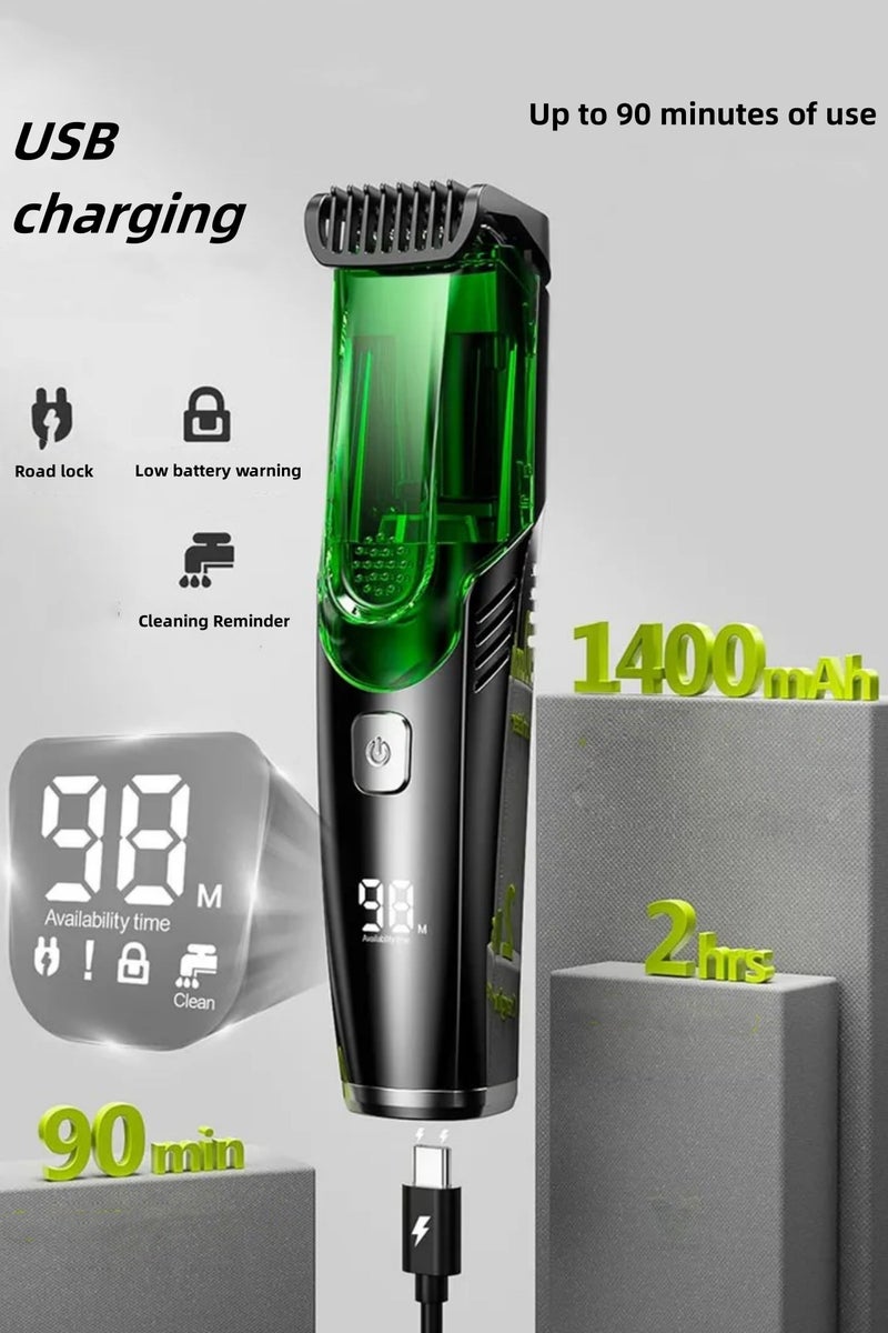 Generic Body Trimmer for Men's,Electric Shaver Groomer,Body Grooming, Rechargeable Waterproof Hair Clipper and Wet and Dry Shaver - Image 2