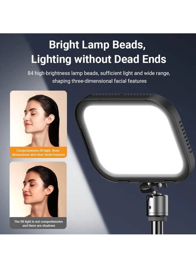 2Pcs Soft USB LED Video Portable Light Kit With Adjustable Tripod Stand And Color Filters For Tabletop  - Image 3