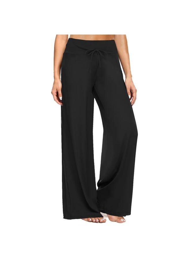 ZOOSIXX Buttery Soft Black Pajama Pants for Women, Plaid Comfy Casual Lounge Pajama Bottoms, Black 11, M - Image 1