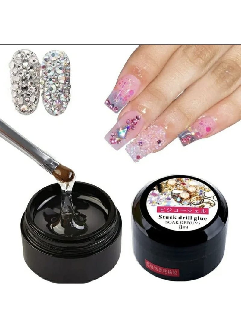 Resin Glue for Glass and Nail Decorations 10 ml - Image 2