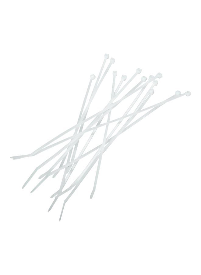 NIBEMINENT 200-Piece Tie Cable White 