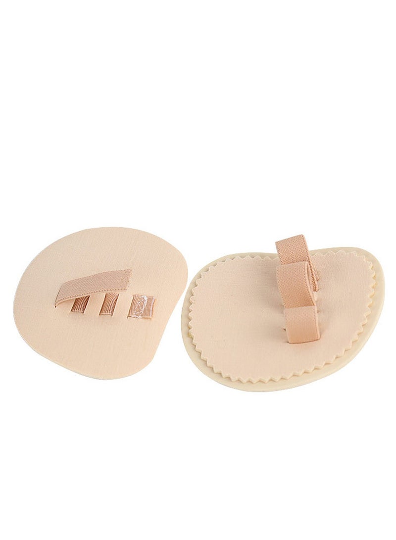 KASTWAVE Foam Toe Corrector, 2 Pcs Straighten Bent Toes Ball of Foot Cushion Triple Foam Toe Big Little Thumb Separator for Claw Toe Mallet Toe Contracted Toe and Cured Toes Splint Straightener - Image 2