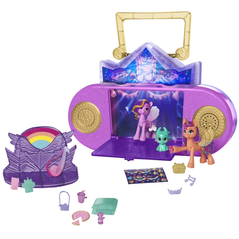 My Little Pony Toys: Make Your Mark Musical Mane Melody, 3 Hoof to Heart Figures, Doll Playsets and Interactive Toys for 5 Year Old Girls and Boys and Up, Lights & Sounds - Image 1