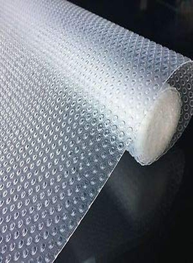Mopak Decor موباك ديكور متعدد الأغراض بنقاط إيفا - مقاس 45 سم × 300 سم، قوي للغاية ومضاد للانزلاق، مناسب للحمام والمطبخ وخزائن الأدراج والأرفف، كما يمكن استخدامه كبطانة للثلاجة أو الطاولة - ب (نقاط إيفا بيضاء) - Image 2