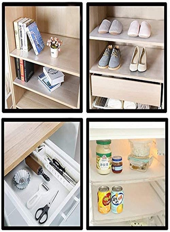 Mopak Decor موباك ديكور متعدد الأغراض بنقاط إيفا - مقاس 45 سم × 300 سم، قوي للغاية ومضاد للانزلاق، مناسب للحمام والمطبخ وخزائن الأدراج والأرفف، كما يمكن استخدامه كبطانة للثلاجة أو الطاولة - ب (نقاط إيفا بيضاء) - Image 4