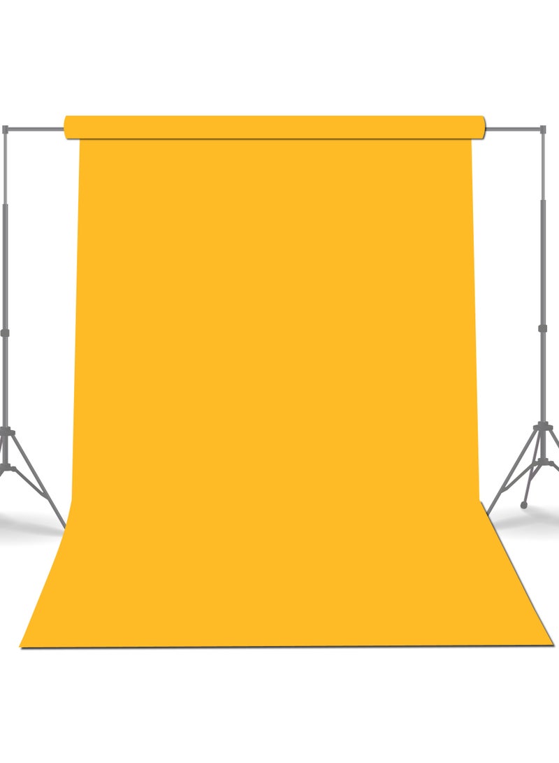 COOPIC 1.35M X 11M Light Yellow Color Background Backdrop Paper for Photo Studio Portrait Seamless Collapsible Photography Background Backdrop Classic Fashion for Studio Professional Photographer - Image 1