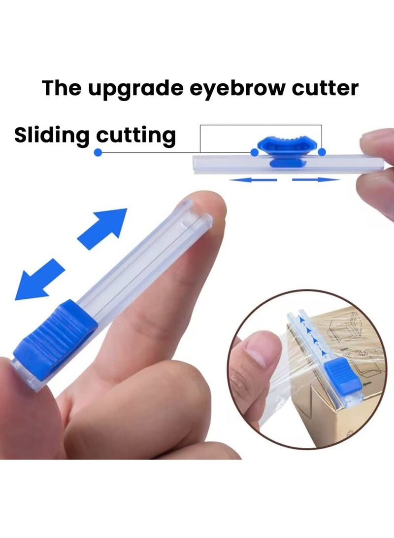 SOLARAE Disposable Eyebrow Tattoo Plastic Wrap, 2 Pcs 40MM*200M Barrier Film Roll with Microblading, Protective PE Film Tape, Plastic Wrap Preservative Film for Dental, Clinic, Beauty Salon, Transparent - Image 4