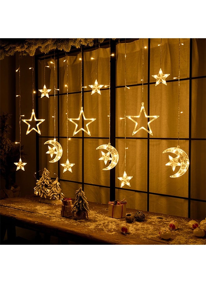Yoawllty Ramadan Lights, Ramadan Decorations Lights, Moon Star Lights Ramadan Decorations For Home(6 Small Stars, 3 Big Stars, 3 Moons Shape)  - Image 3