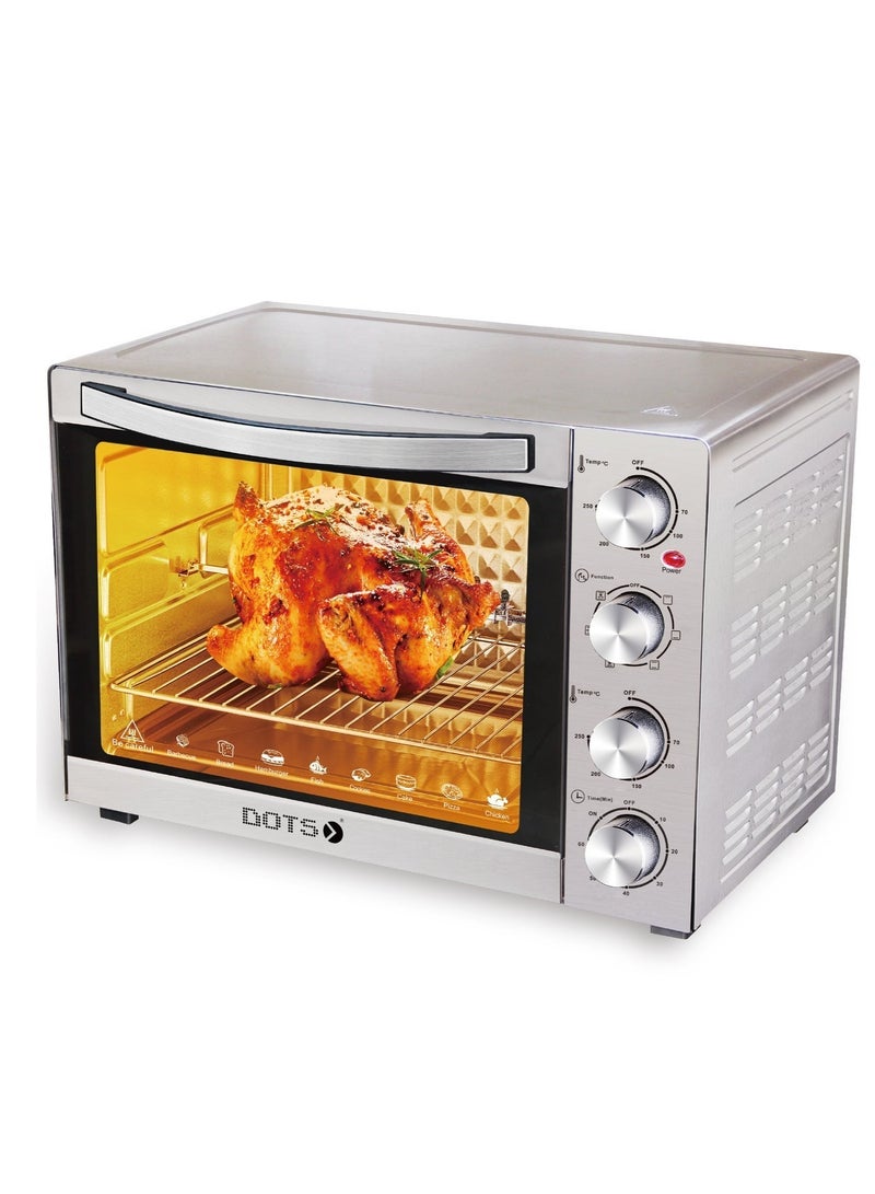 دوتس فرن كهربائي دوتس TOS-60RML ، 60 لتر، 2200 واط، فضي - Image 3