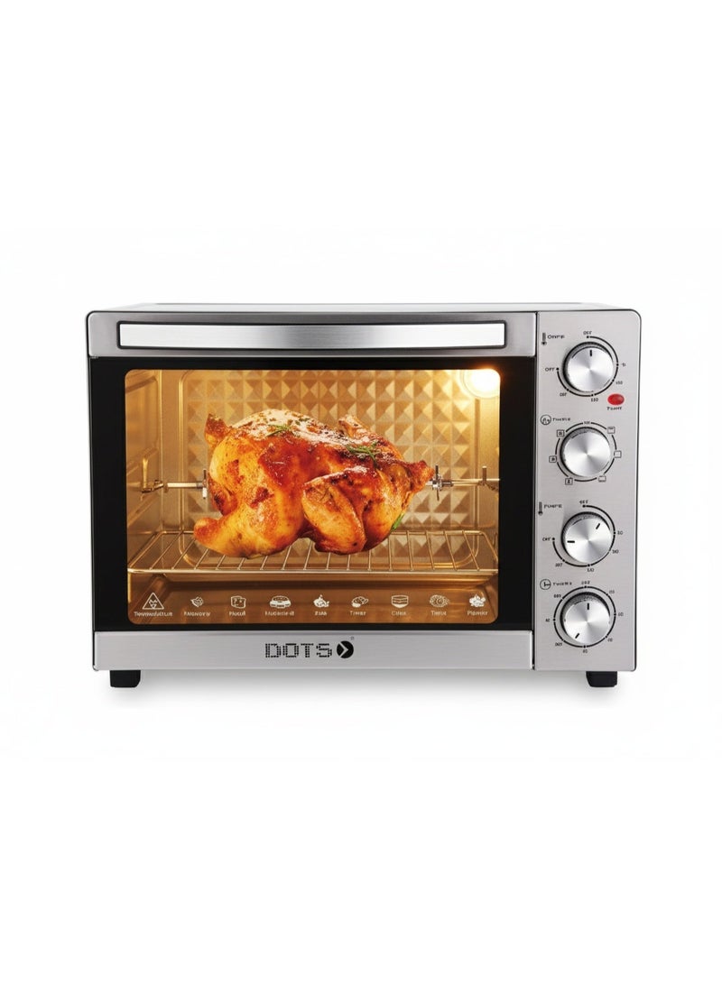 دوتس فرن كهربائي دوتس TOS-60RML ، 60 لتر، 2200 واط، فضي - Image 2