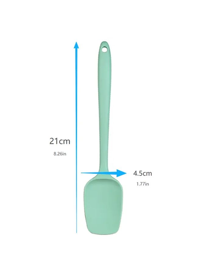4Pcs Yellow Silicone Spatula Set Heat Resistant BPA Free Scraper For Baking Cooking - Image 3