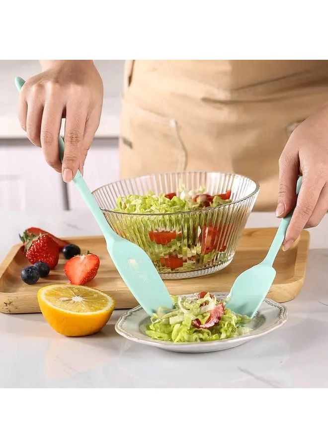 4Pcs Yellow Silicone Spatula Set Heat Resistant BPA Free Scraper For Baking Cooking - Image 5