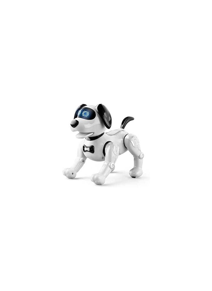 JJRIC - RC Robot Dog Infrared Remote Control Intelligent voice Command Robotic Dog - White - Image 1
