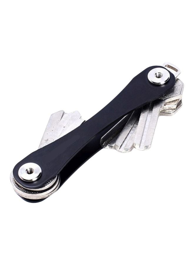 Aluminum Compact Key Holder Black/Silver  - Image 1