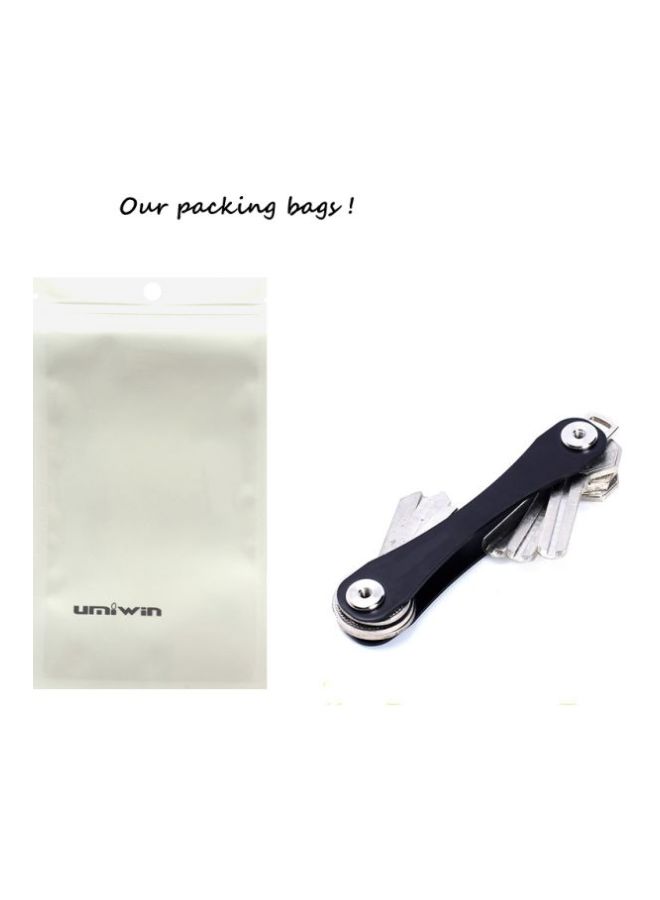 Aluminum Compact Key Holder Black/Silver  - Image 2