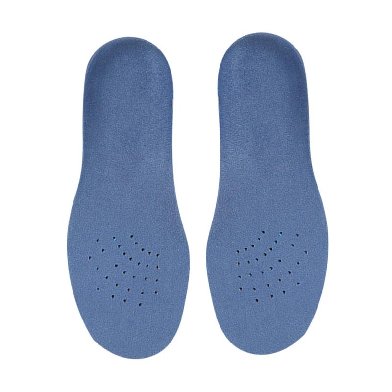 Camouflage Blue Velour Flatfoot Orthotic Insoles Arch Support Size 29 31 Pediatric Foot Care - Image 2