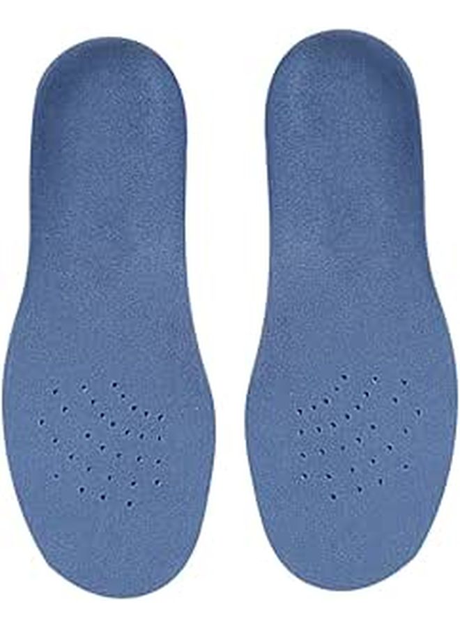 Camouflage Blue Velour Flatfoot Orthotic Insoles Arch Support Size 29 31 Pediatric Foot Care - Image 1