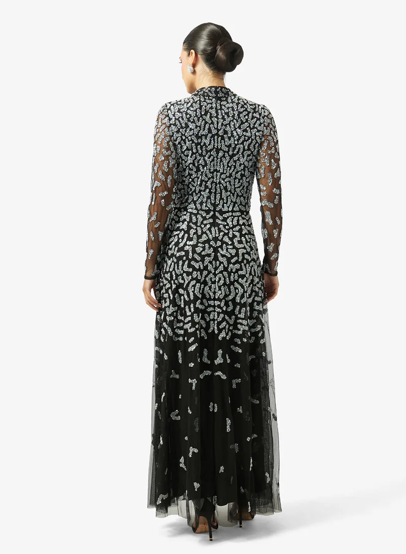 Namshi x Embellished Evening Gown