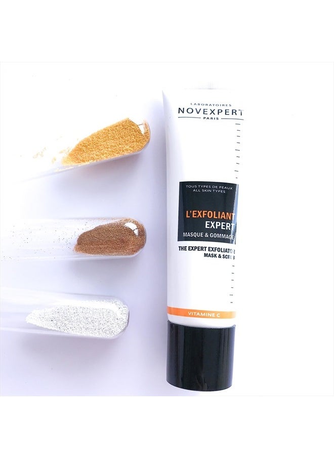 Novexpert The Expert Exfoliator - 2 In 1 Mask And Scrub - Smooth And Radiant Complexion - Exfoliates And Nourishes Skin - Hypoallergenic - Vegan - Normal, Combination And Oily Skin Types - 1.69 Oz  - Image 3