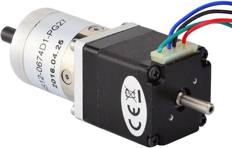 STEPPERONLINE 27:1 Planetary Gearbox Nema 11 Dual Shaft Geared Stepper Motor DIY Robot Camera - Image 4