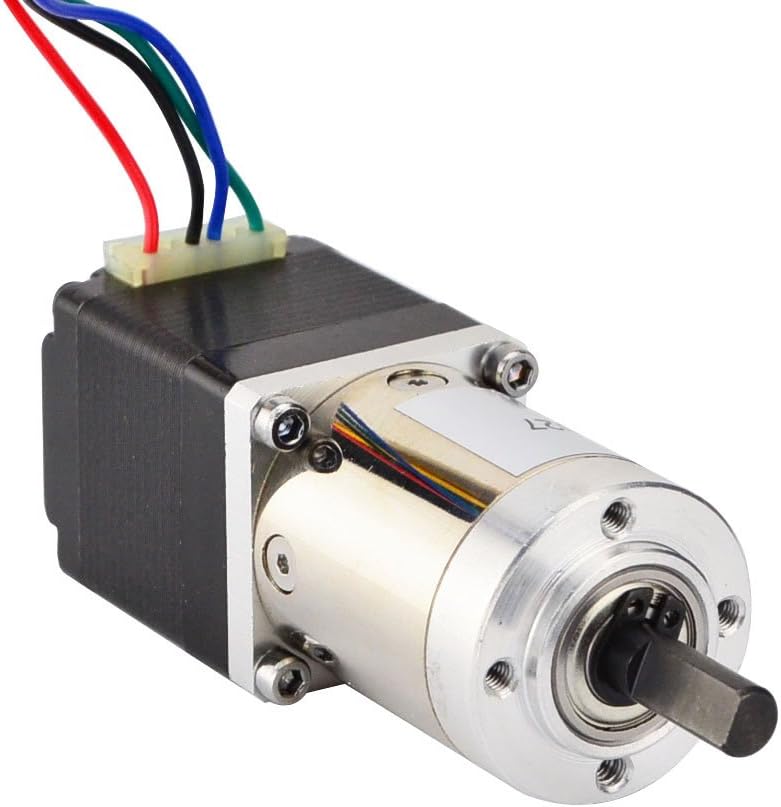 STEPPERONLINE 27:1 Planetary Gearbox Nema 11 Dual Shaft Geared Stepper Motor DIY Robot Camera - Image 2