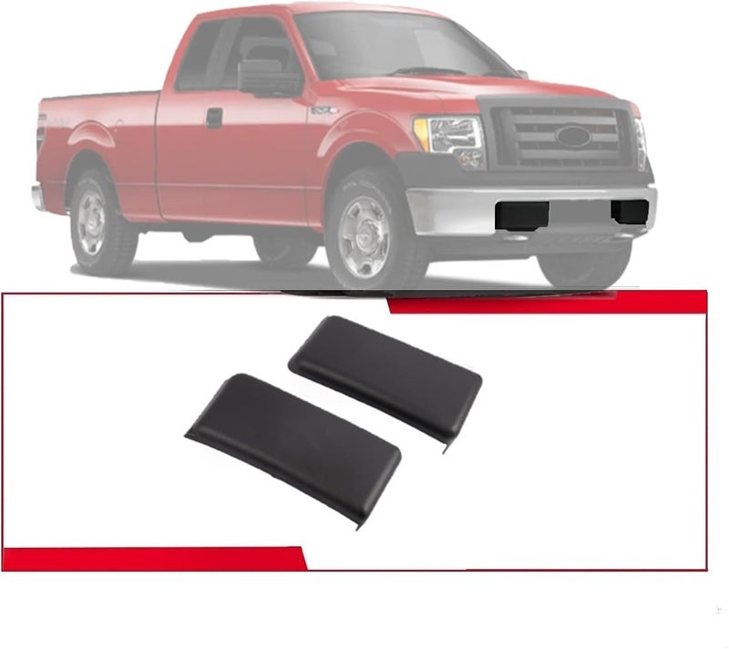 Premium Pickup Part Front Bumper Guard Pad Compatible With Ford 2009-2014 F150 Cover Trim F-150 Insert Cap Set (Left & Right) - Image 1