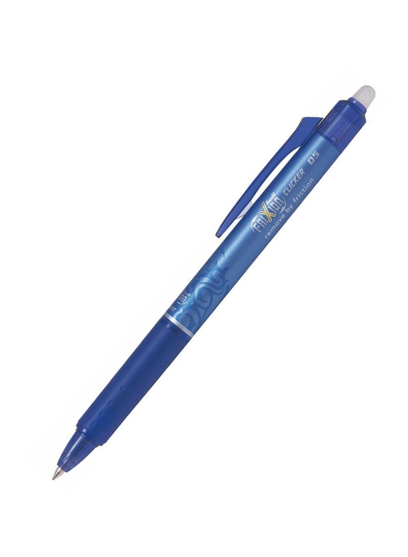 PILOT 12-Piece Frixion Clicker Erasable Ball Pen 0.5mm Tip Blue Ink  - Image 2