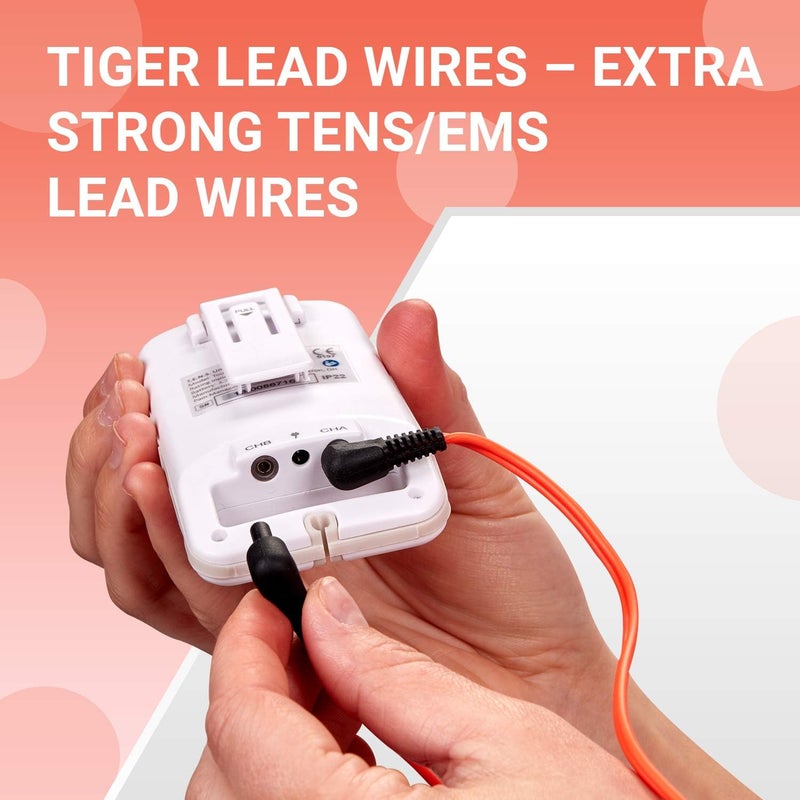 M PAIN MANAGEMENT TECHNOLOGIES Universal TENS Lead wires by PMT, Fits most all Electrotherapy Devices and TENS/EMS electrodes, Compatible with TENS 7000 (Premium Grade) - Image 2