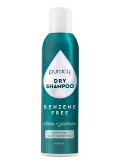 puracy Puracy Natural Dry Shampoo For Women - Plant-Powered Cleansing Volumizing Revitalizing Dry Shampoo As Seen on TikTok, Benzene-Free, Non-Toxic, Oil Absorbing for All Hair Types (Citrus & Jasmine, 6 oz)  - Image 1