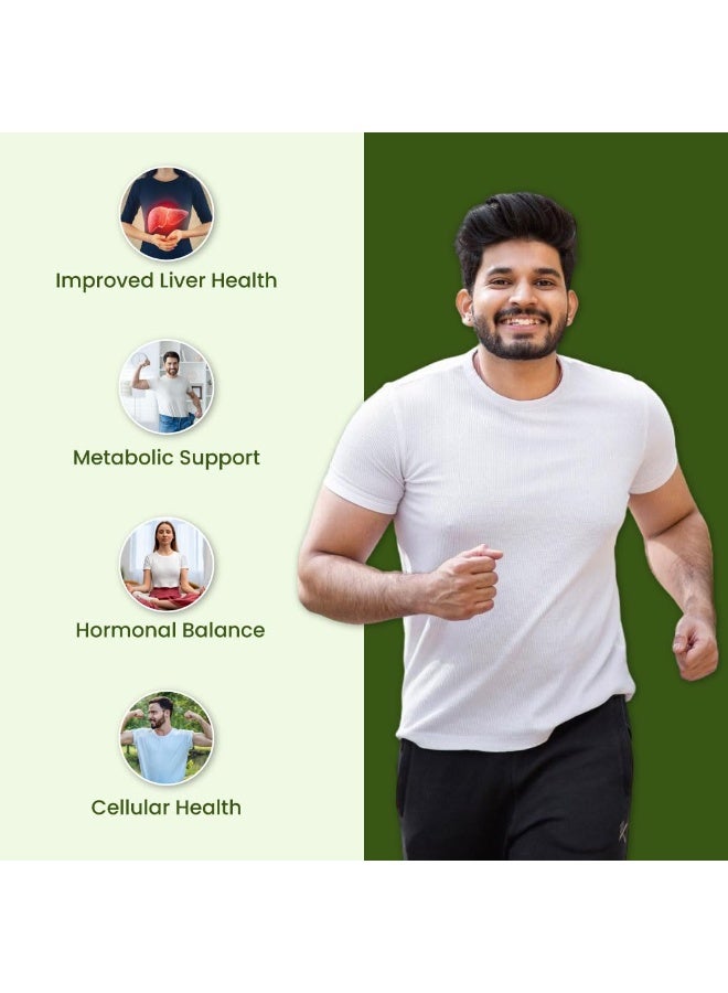 ZEROHARM Nano Liver Detox Supplement 800mg | Milk Thistle, Silymarin Extract, Dandelion & Turmeric | Supports Fatty Liver | Antioxidant Defense, Metabolism & Immune Function | 120 Tablets - Image 2