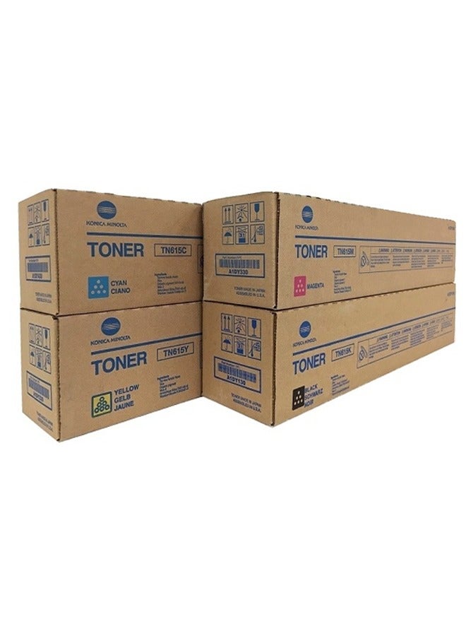 كونيكا مينولتا Genuine Konica Minolta TN-615 Toner Cartridge Multipack for Minolta Bizhub Press C8000 - Image 1
