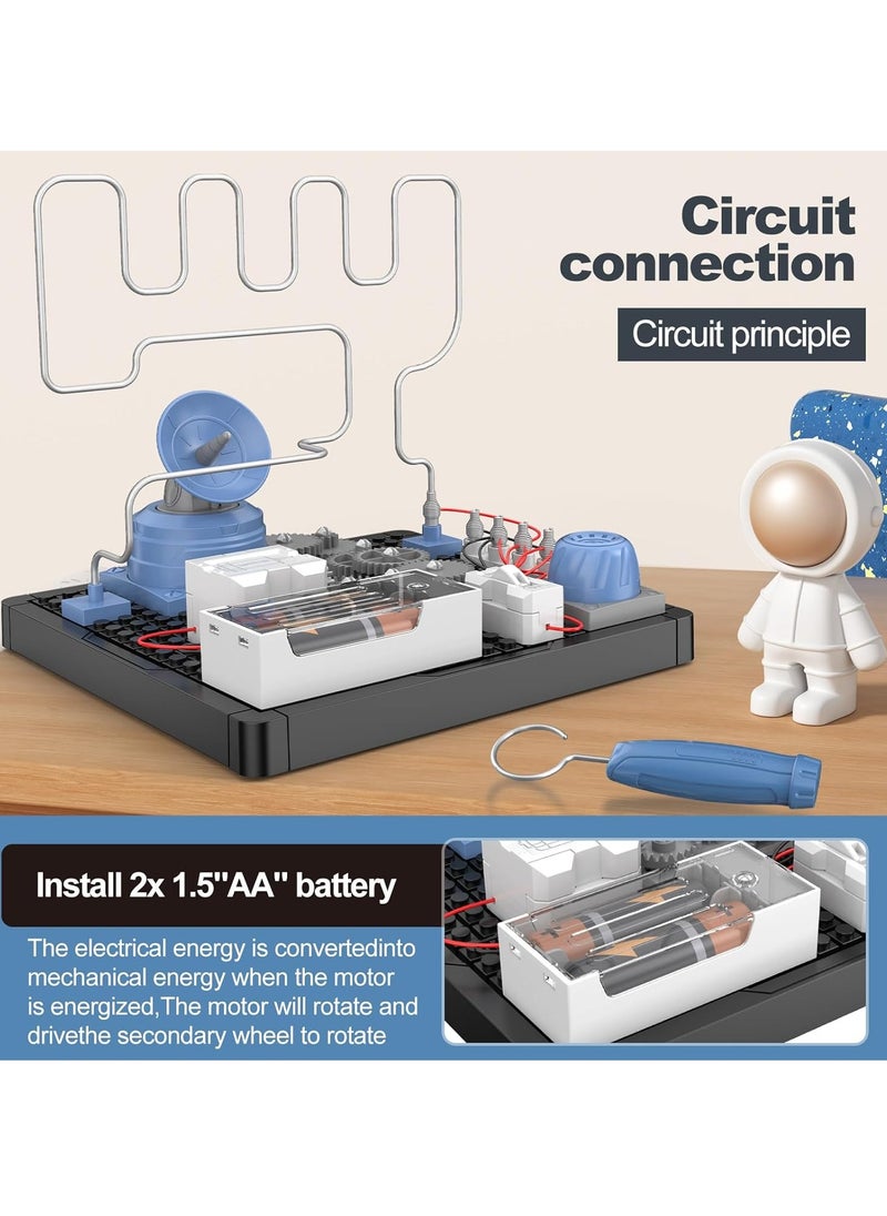 YelaJoy Take Apart Electric Maze Experiment STEM Circuit Kits Toys for 8 9 10 11 12 Years Old Boys Girls, Educational Science Circuit Blocks Electronic Blocks DIY Gifts Toys  - Image 3
