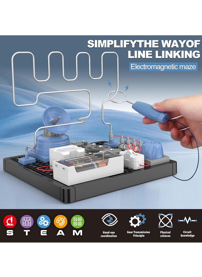 YelaJoy Take Apart Electric Maze Experiment STEM Circuit Kits Toys for 8 9 10 11 12 Years Old Boys Girls, Educational Science Circuit Blocks Electronic Blocks DIY Gifts Toys  - Image 4