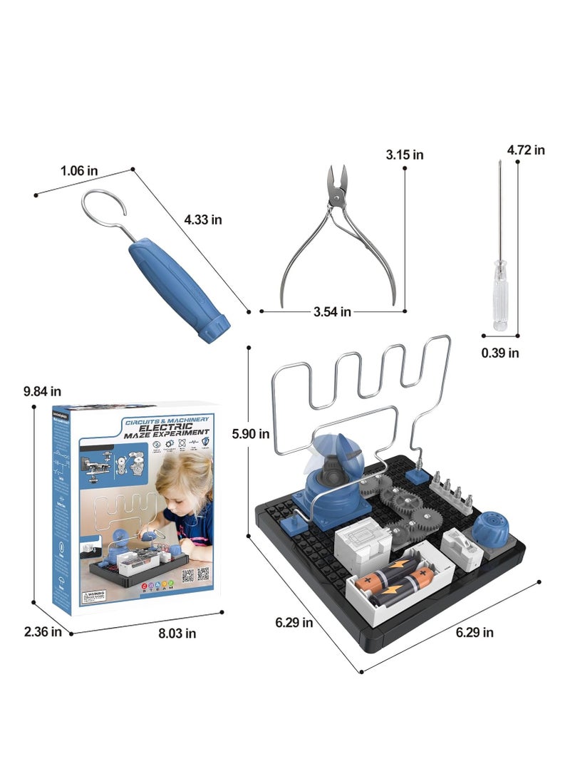 YelaJoy Take Apart Electric Maze Experiment STEM Circuit Kits Toys for 8 9 10 11 12 Years Old Boys Girls, Educational Science Circuit Blocks Electronic Blocks DIY Gifts Toys  - Image 5
