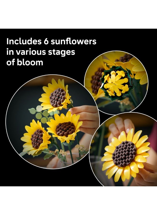 LEGO Botanicals Sunflower Bouquet - Faux Flowers Set 11502 (Age 18+, 686 Pieces) - Image 5