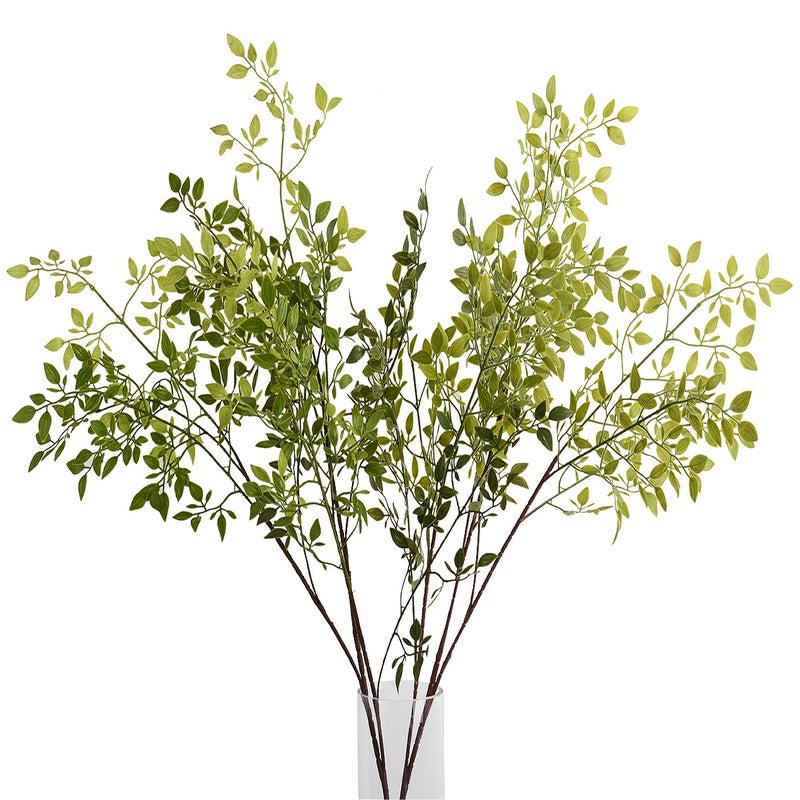 CLONG Faux Greenery Stems Artificial Branches for Vase Fake Spring Stems Plant Stems Vase Flowers for Decoration (3 Pcs) - Image 1