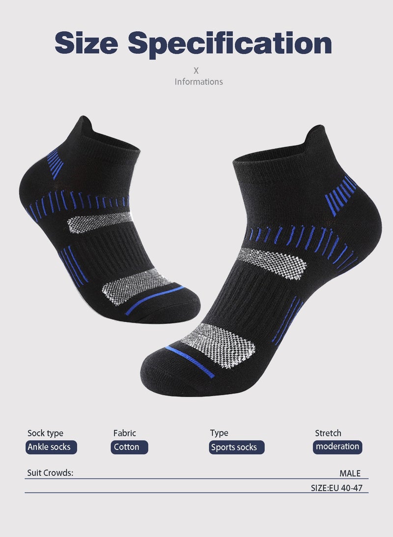 infino Mens Athletic Socks (5-Pack) - Low Cut, Sweat-Wicking, Odour-Resistant, All-Season Comfort - Ideal for Active Lifestyles, Running & Everyday Wear - Ultimate Socks for Men Collection - Image 1