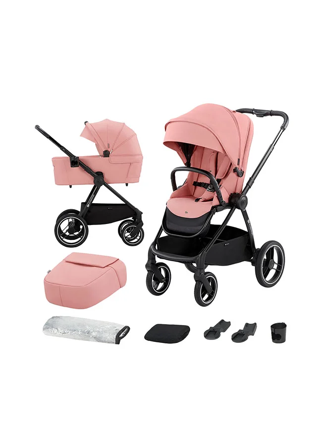 Kinderkraft 2-In-1 Nea Travel Bundle - Ash Pink