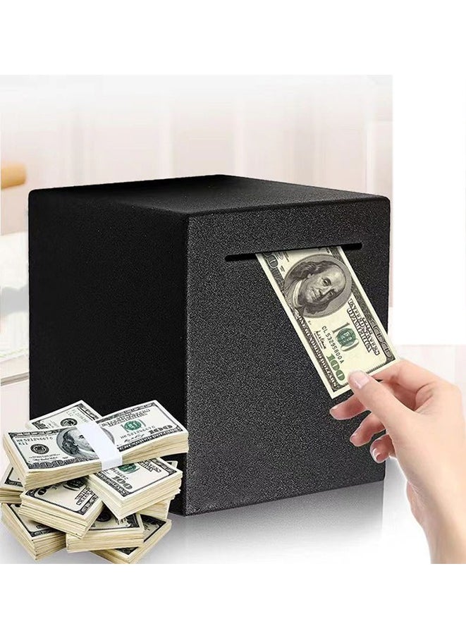 Generic Piggy Bank Made of Stainless Steel Piggy Banks for Adults Coin Bank Can Only Save The Piggy Bank That Cannot be Taken Out( Must Break to Open)- 12*12*12 cm square  - Image 5